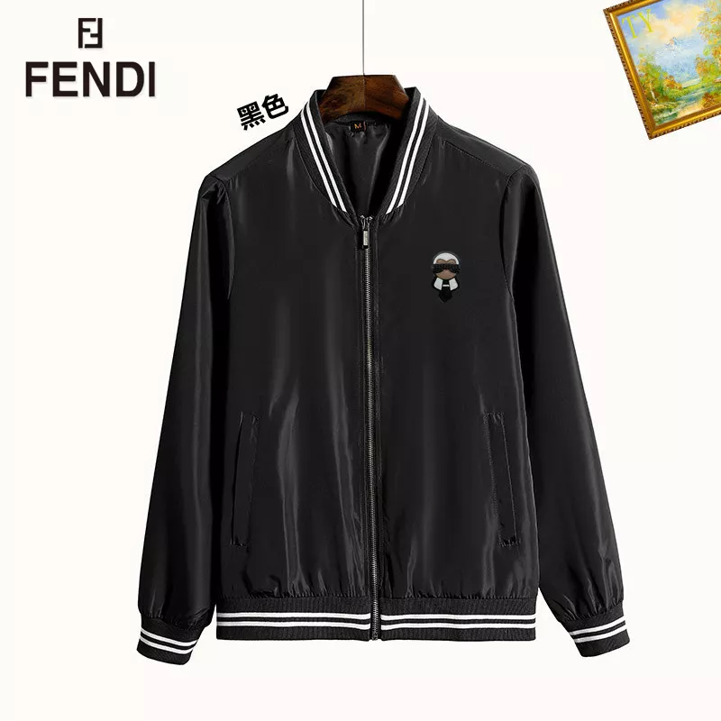 fendi veste manches longues pour homme s_1276574:Fendi veste cuir homme